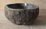 Handmade Natural Oval River Stone  Bathroom Basin  RM 2409138