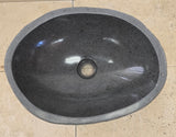 Handmade Natural Oval River Stone  Bathroom Basin  RM 2409193