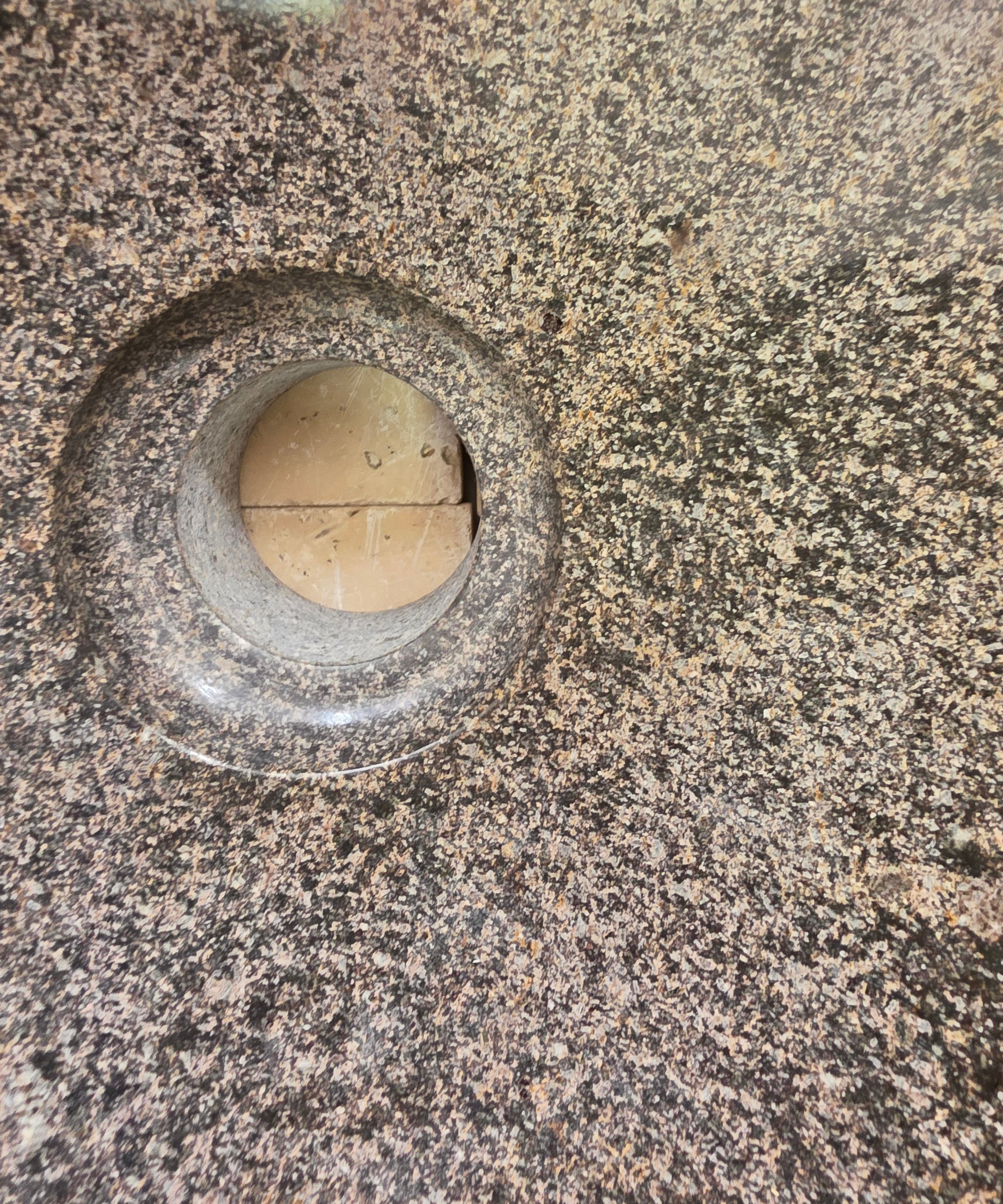 Handmade Natural Oval River Stone  Bathroom Basin  RS 2409030