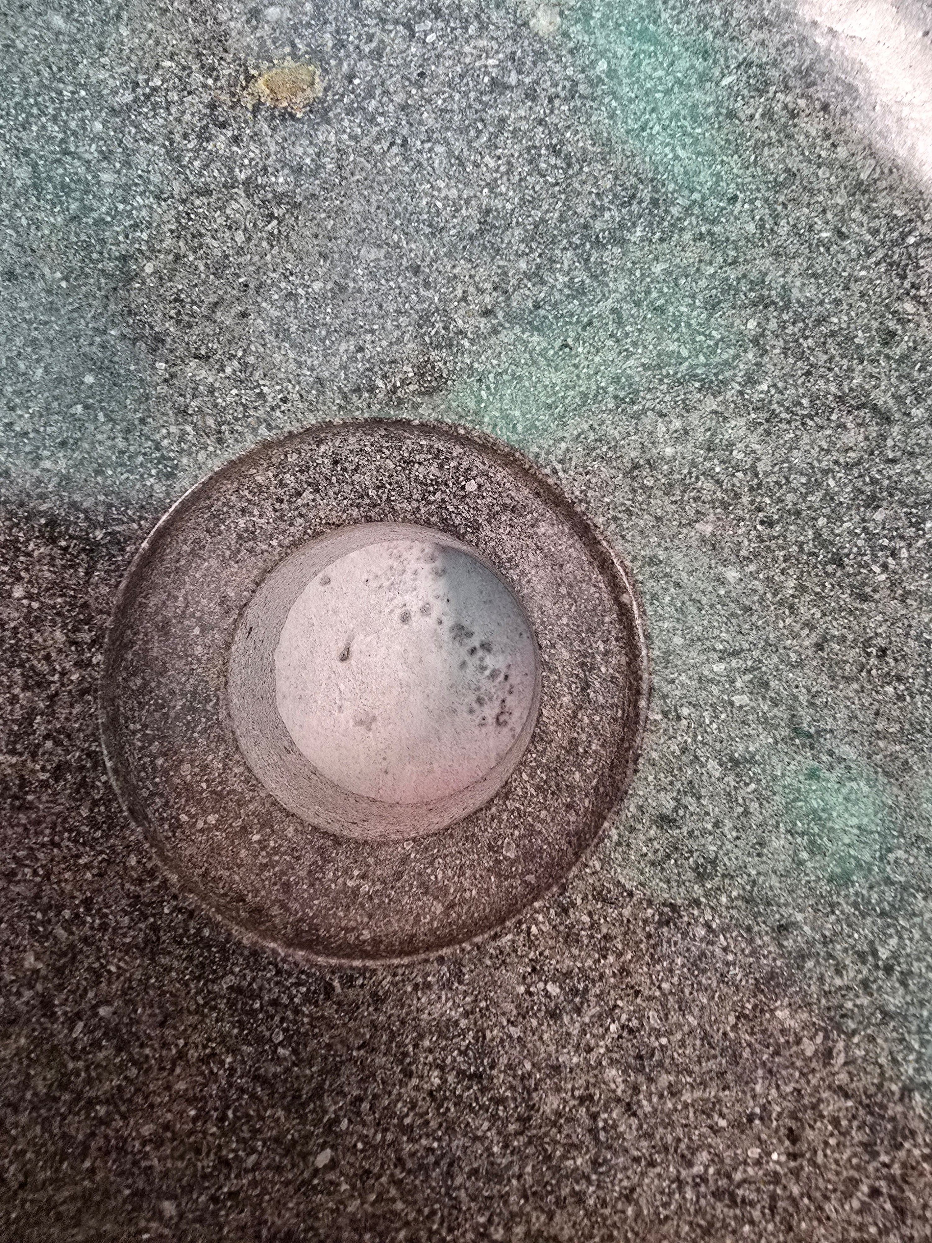 Handmade Natural Oval River Stone  Bathroom Basin  RVS 2409045