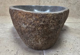 Handmade Natural Oval River Stone  Bathroom Basin  RM 2409115