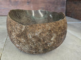 Handmade Natural Oval River Stone  Bathroom Basin  RVM 2409044