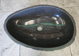 Handmade Natural Oval River Stone  Bathroom Basin  RL 240946