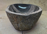 Handmade Natural Oval River Stone  Bathroom Basin  RM 25072095
