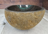 Handmade Natural Oval River Stone  Bathroom Basin  RM 2409027