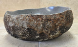Handmade Natural Oval River Stone  Bathroom Basin  RVM 2409028