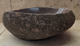 Handmade Natural Oval River Stone  Bathroom Basin  RVS 2409019