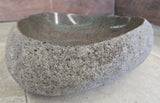 Handmade Natural Oval River Stone  Bathroom Basin  RVS 2409076
