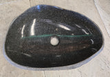 Handmade Natural Oval River Stone  Bathroom Basin  RVM 2409068