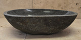 Handmade Natural Oval River Stone  Bathroom Basin  RL 240958