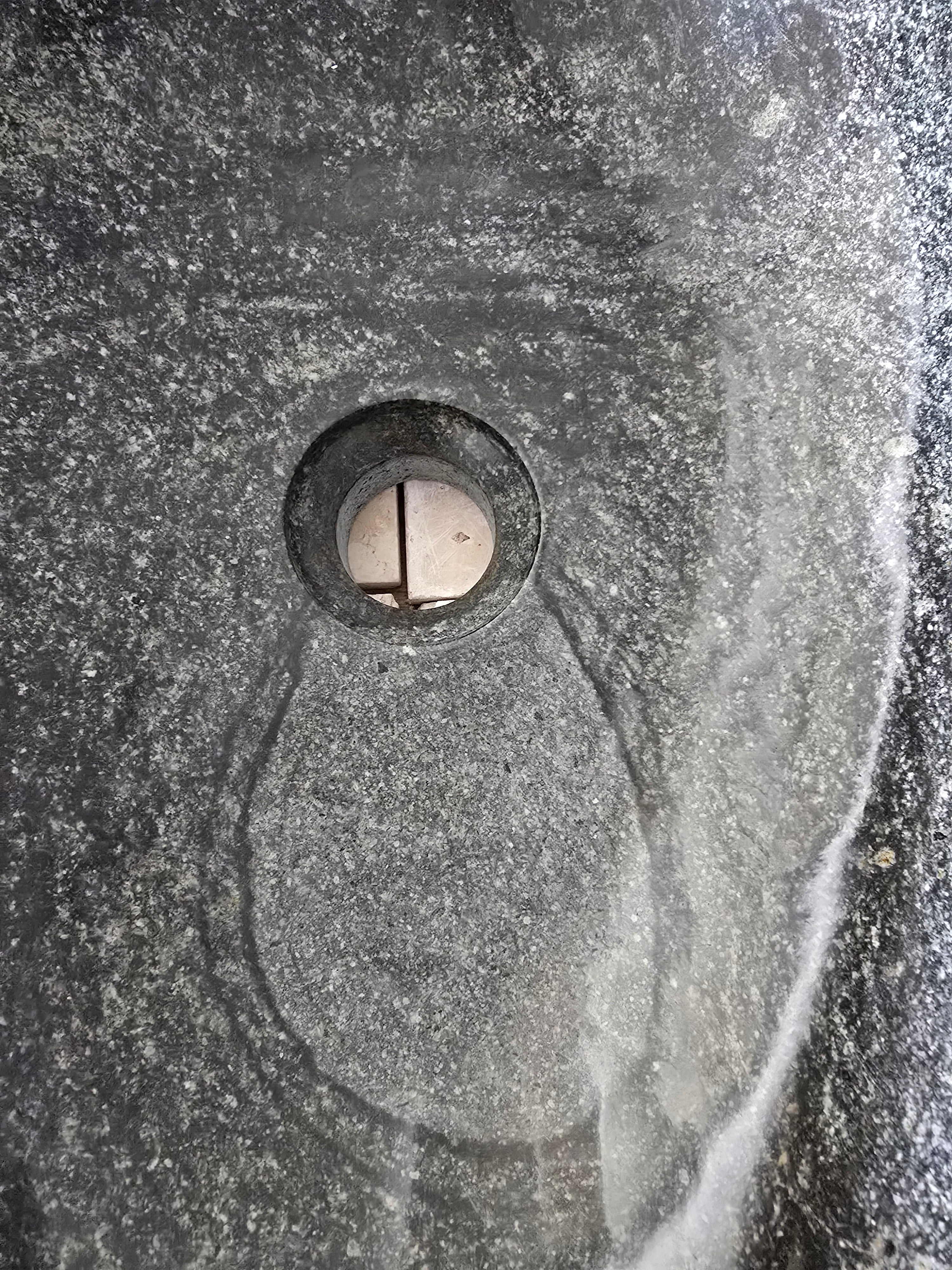 Handmade Natural Oval River Stone  Bathroom Basin  RVM 2409036