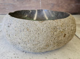 Handmade Natural Oval River Stone  Bathroom Basin  RVS 2409004