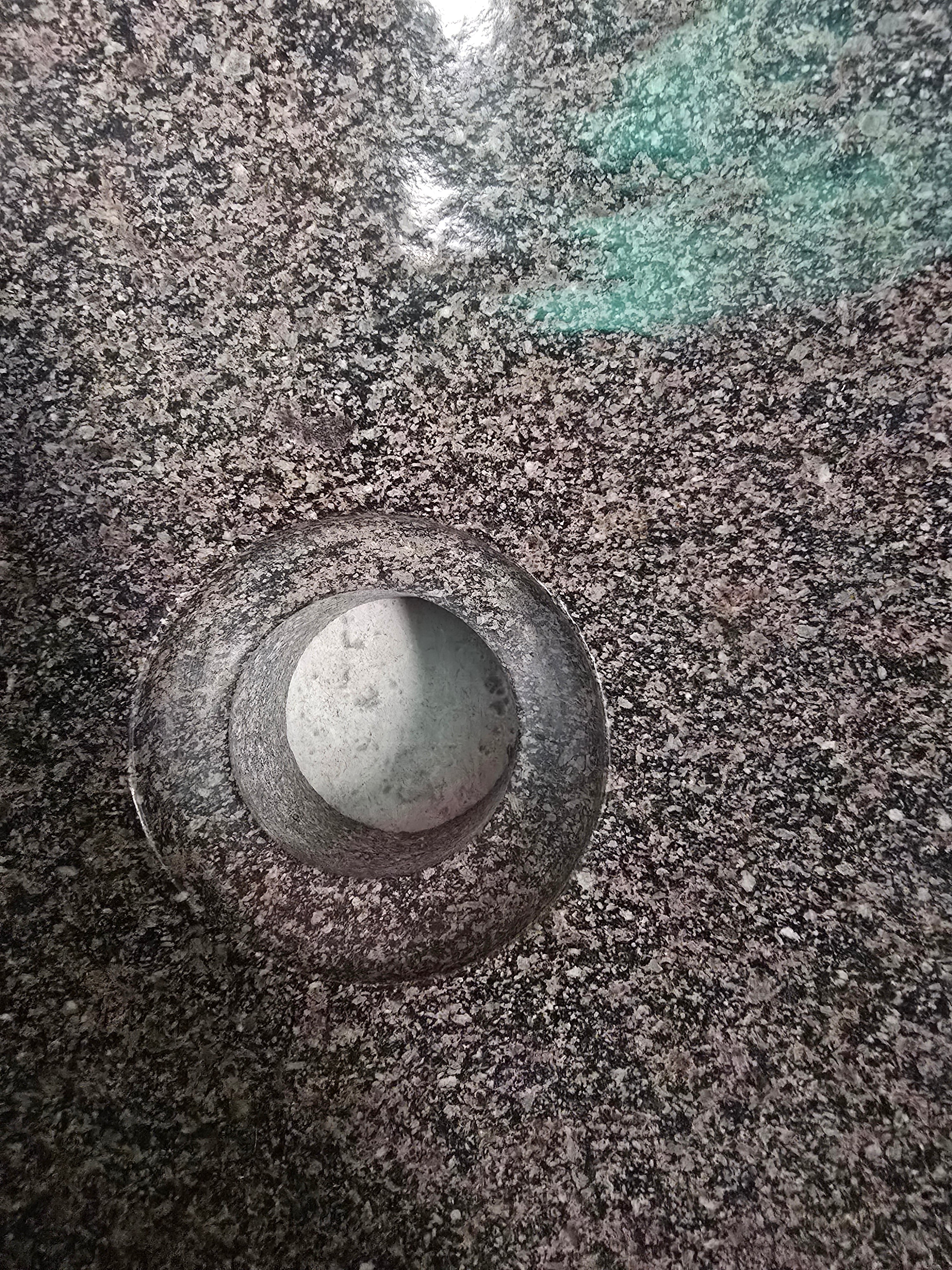 Handmade Natural Oval River Stone  Bathroom Basin  RS 24091060