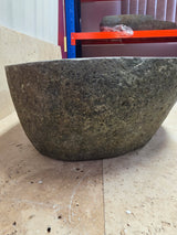 Handmade Natural Oval River Stone  Bathroom Basin TWIN SETS A & B RM 25072020