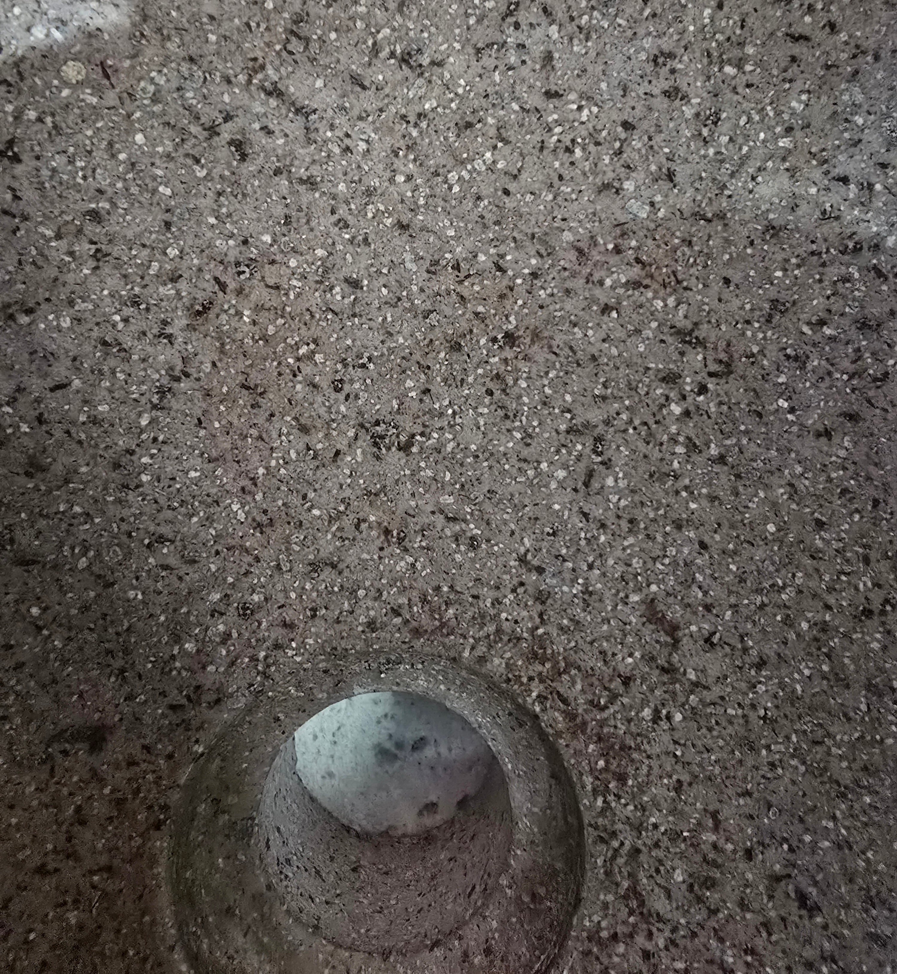 Handmade Natural Oval River Stone  Bathroom Basin  RS 2409076