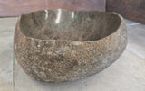 Handmade Natural Oval River Stone  Bathroom Basin  RVM 2409044