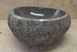 Handmade Natural Oval River Stone  Bathroom Basin  RS 240935