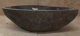 Handmade Natural Oval River Stone  Bathroom Basin  RL 25072049