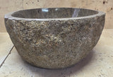 Handmade Natural Oval River Stone  Bathroom Basin TWIN SETS A & B RM 25072036