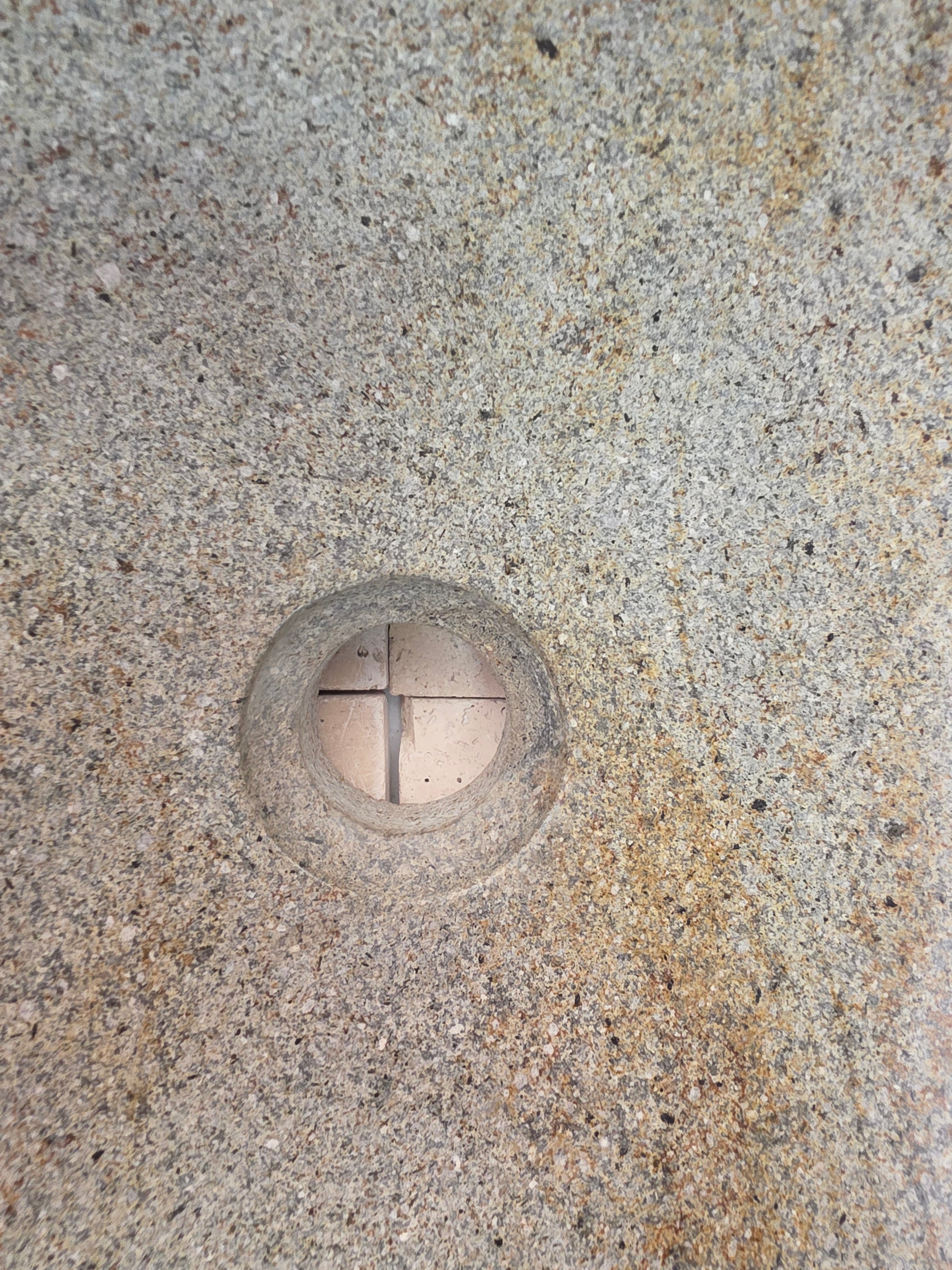 Handmade Natural Oval River Stone  Bathroom Basin  RS 25072049