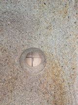 Handmade Natural Oval River Stone  Bathroom Basin  RS 25072049
