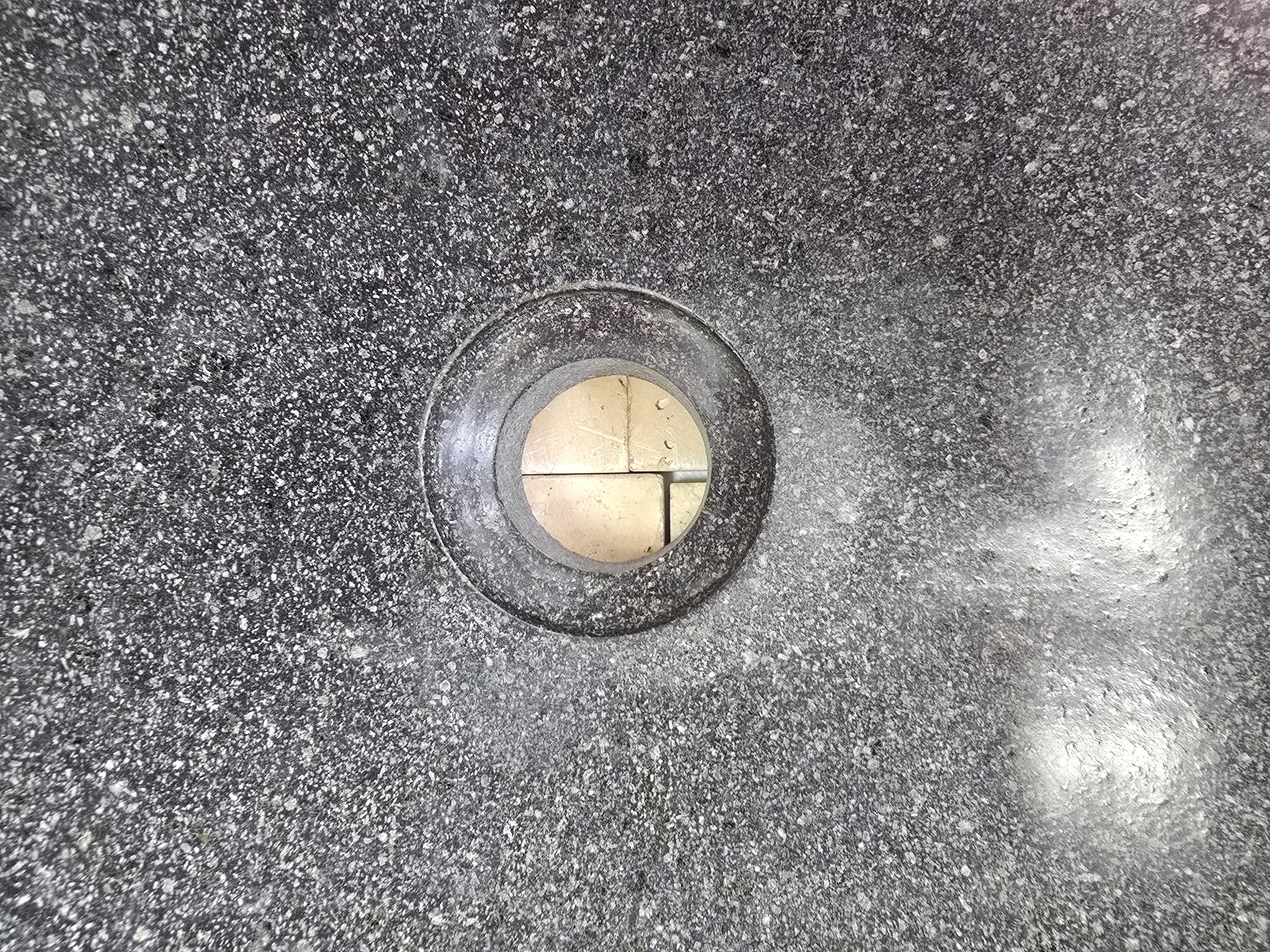 Handmade Natural Oval River Stone  Bathroom Basin  RS 2409045