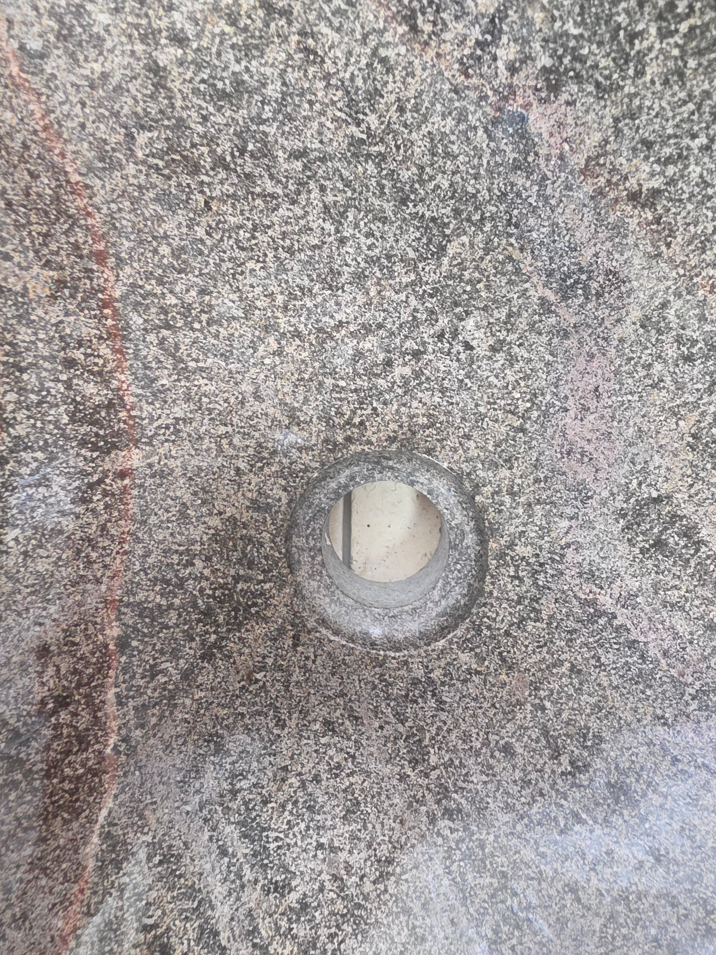 Handmade Natural Oval River Stone  Bathroom Basin  RS 2409030