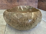 Handmade Natural Oval River Stone  Bathroom Basin  PHM 240917