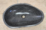 Handmade Natural Oval River Stone  Bathroom Basin  RL 240958