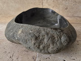 Handmade Natural Oval River Stone  Bathroom Basin  RVM 2409081