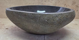 Handmade Natural Oval River Stone  Bathroom Basin  RS 240925
