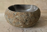 Handmade Natural Oval River Stone  Bathroom Basin  RVM 2409086