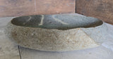Handmade Natural Oval River Stone  Bathroom Basin  PHL 240911