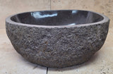 Handmade Natural Oval River Stone  Bathroom Basin  RM 25072009