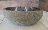 Handmade Natural Oval River Stone  Bathroom Basin  RS 2409014