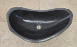Handmade Natural Oval River Stone  Bathroom Basin  RL 240917