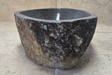 Handmade Natural Oval River Stone  Bathroom Basin  RM 2409010