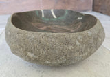 Handmade Natural Oval River Stone  Bathroom Basin  RVS 2409045