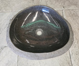 Handmade Natural Oval River Stone  Bathroom Basin  RVL 240901