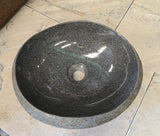 Handmade Natural Oval River Stone  Bathroom Basin  RVS 2409086