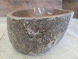Handmade Natural Oval River Stone  Bathroom Basin  RM 2409017