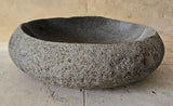 Handmade Natural Oval River Stone  Bathroom Basin  RVM 2409087