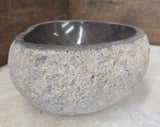 Handmade Natural Oval River Stone  Bathroom Basin  RS 2409018