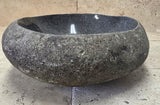 Handmade Natural Oval River Stone  Bathroom Basin  RVS 2409003