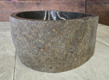 Handmade Natural Oval River Stone  Bathroom Basin  RS 2409013