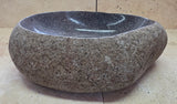 Handmade Natural Oval River Stone  Bathroom Basin  RVS 2409033
