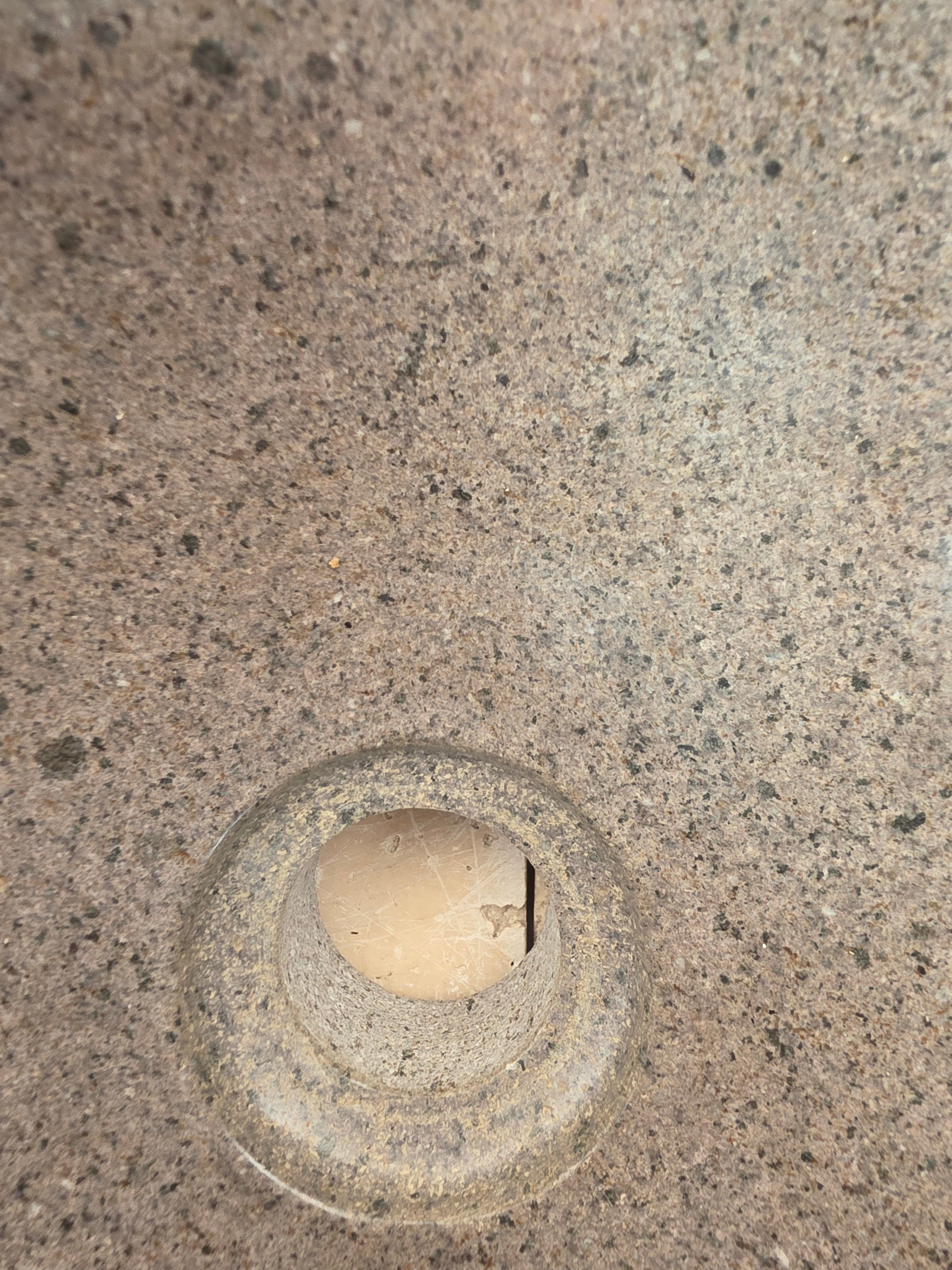 Handmade Natural Oval River Stone  Bathroom Basin  RS 2409037