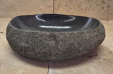 Handmade Natural Oval River Stone  Bathroom Basin  RVS 2409038