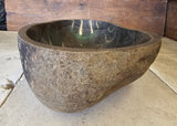 Handmade Natural Oval River Stone  Bathroom Basin  RM 2409061