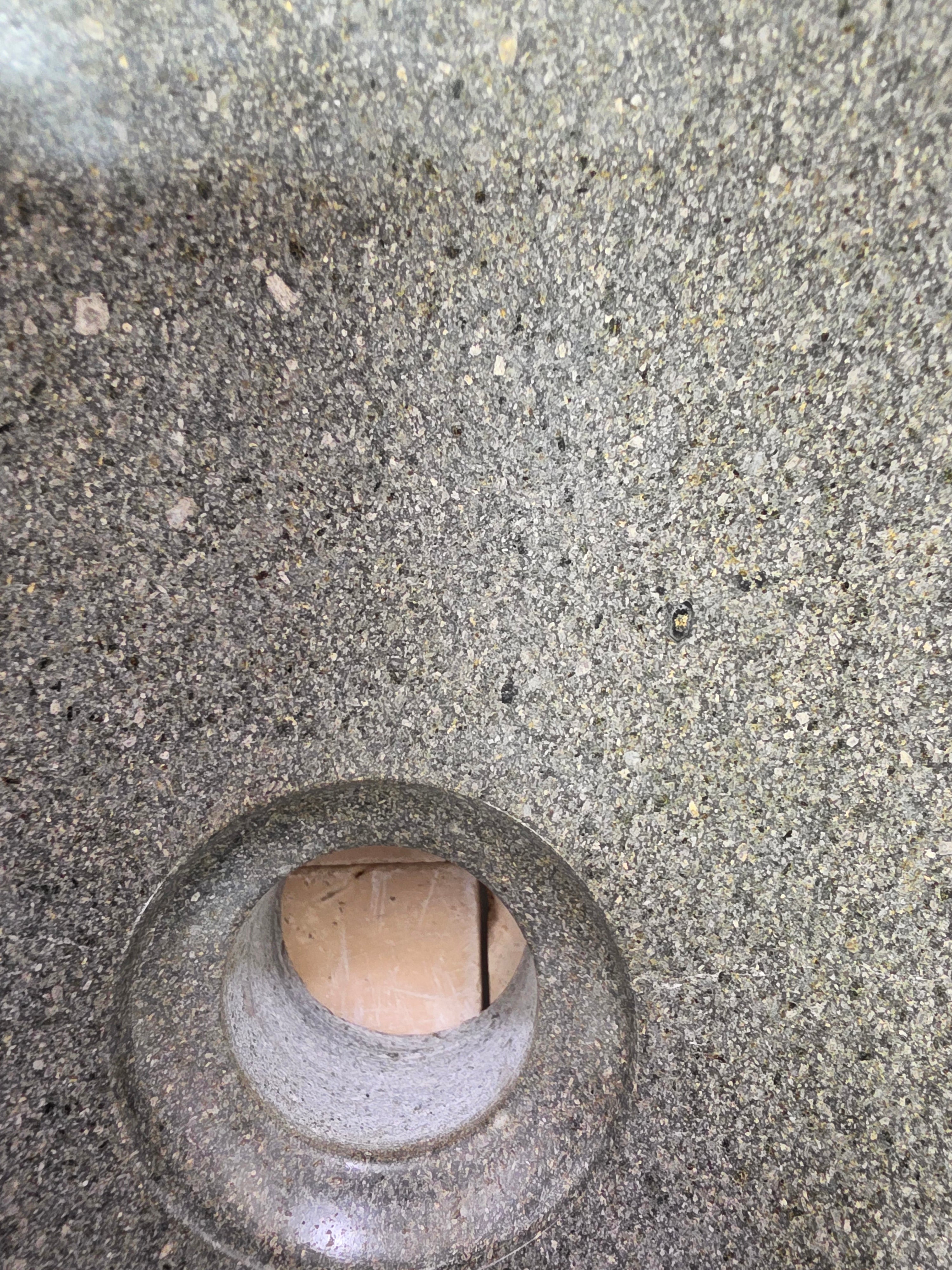 Handmade Natural Oval River Stone  Bathroom Basin  RS 2409130